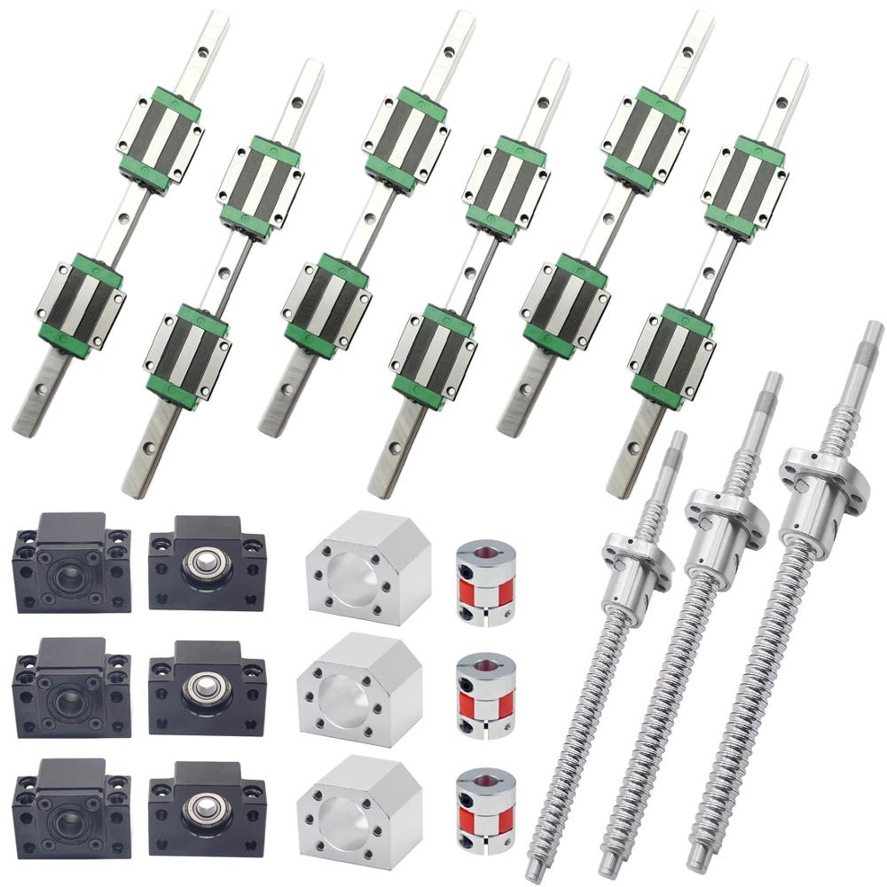 Square Linear Guide Sets HGR20 - Hgr20 Linear Guide Rail Ballscrew Set recension och pris